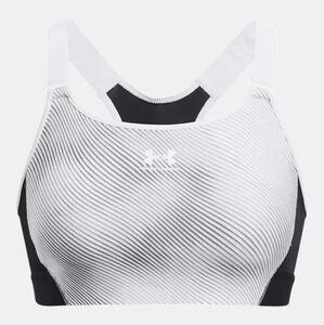Under Armour Women's Black & White High Support Compression Sports Bra, XS - NWT